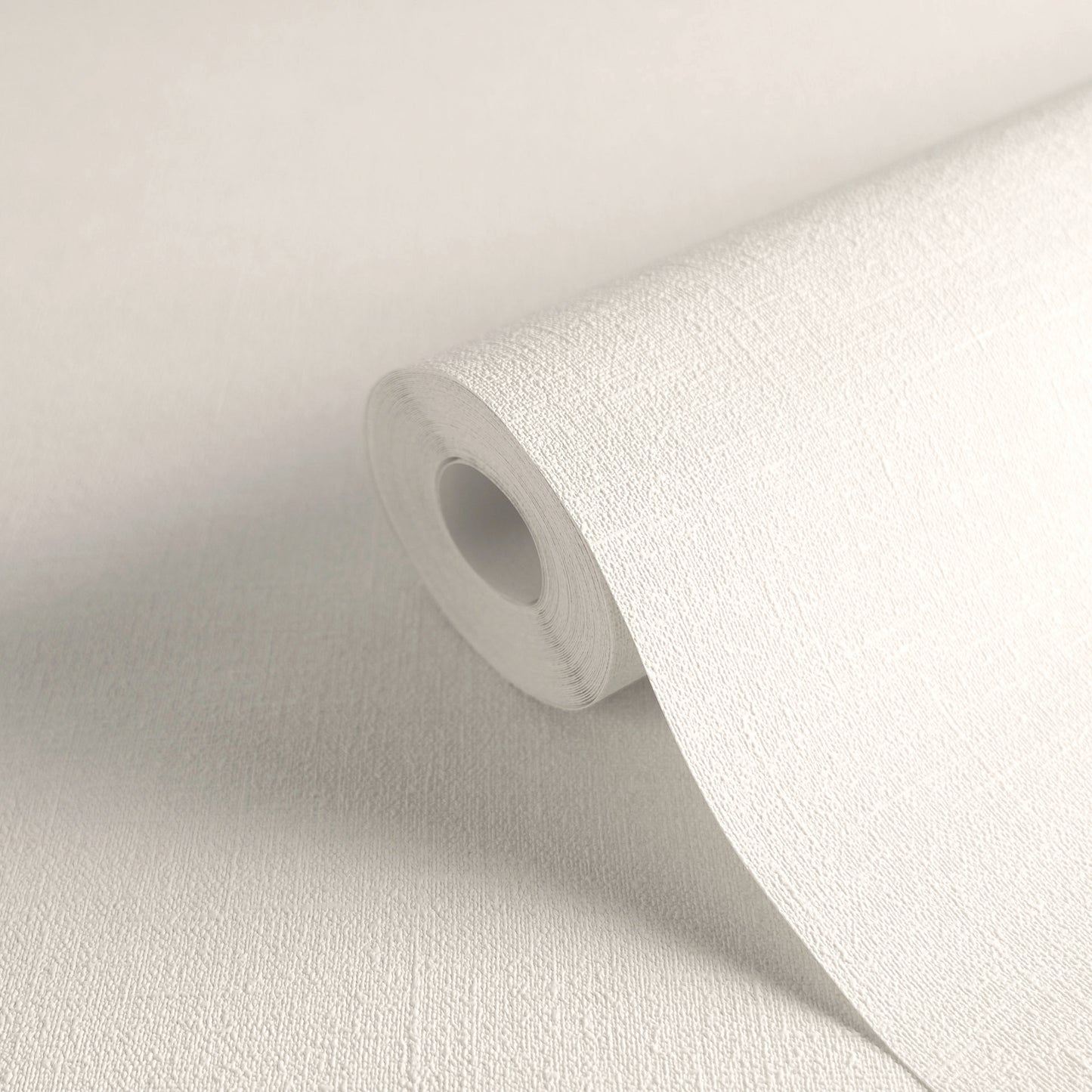 Mustertapete Leinen Sandbeige Soft - 10,05 m x 0,53 m