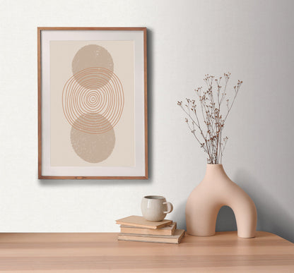 Mustertapete Leinen Sandbeige Soft - 10,05 m x 0,53 m