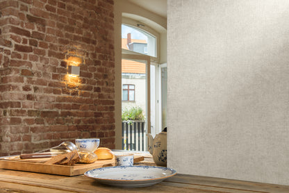 Livingwalls Metropolitan Stories Hot Spots  Textilstruktur Grau Hellgrau - 10,05 m x 0,53 m
