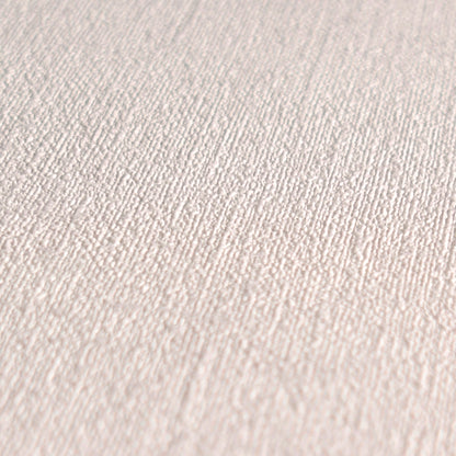 Mustertapete Leinen Sandbeige - 10,05 m x 0,53 m