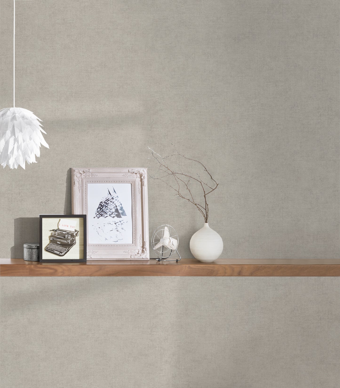 Livingwalls Metropolitan Stories Hot Spots  Textilstruktur Grau  - 10,05 m x 0,53 m