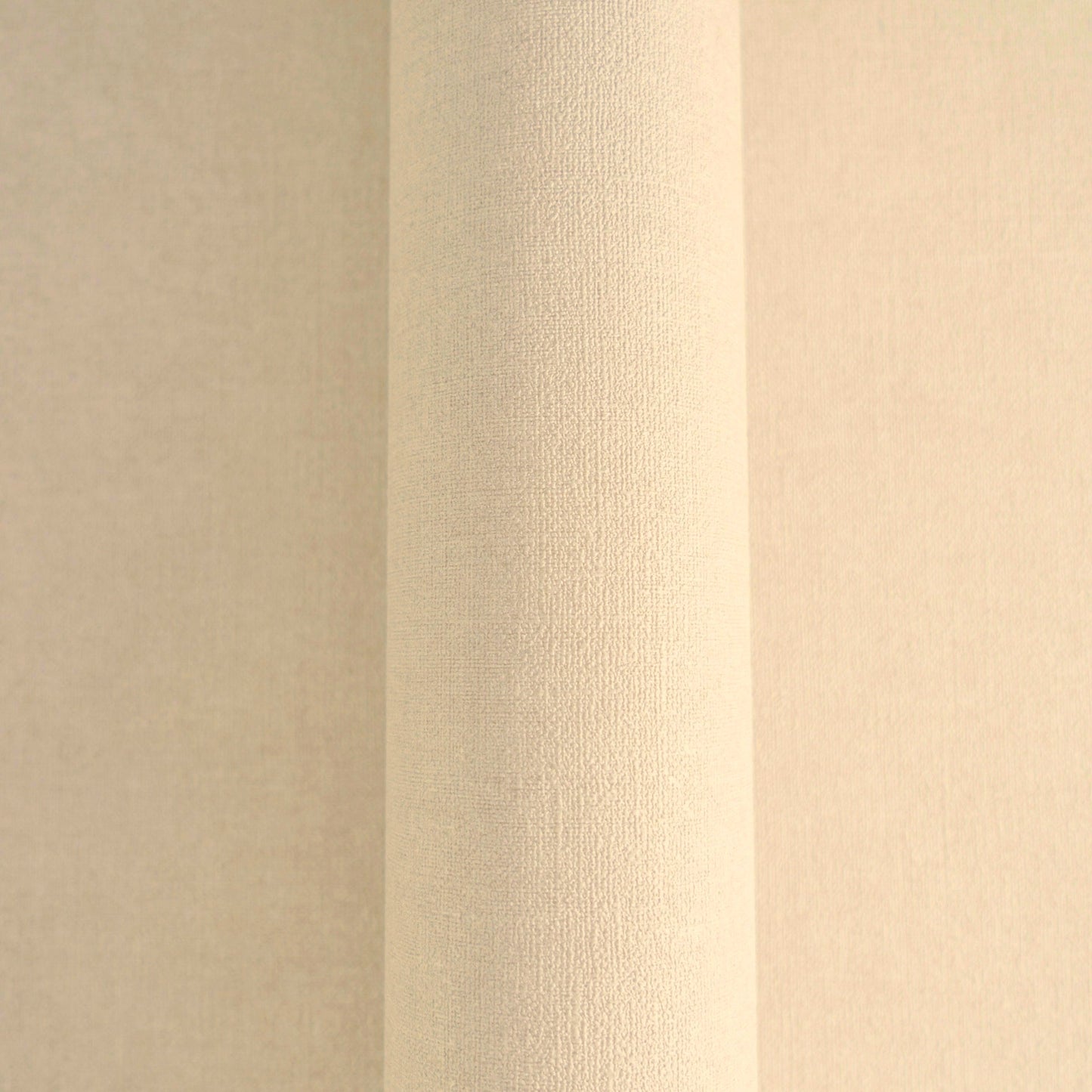 Mustertapete Leinen Sandbeige Klassisch - 10,05 m x 0,53 m