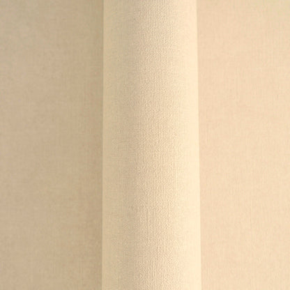 Mustertapete Leinen Sandbeige Klassisch - 10,05 m x 0,53 m