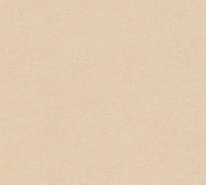 Mustertapete Leinen Sandbeige Klassisch - 10,05 m x 0,53 m