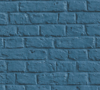 Livingwalls Anke und Daan Amsterdam Vinyl-Vliestapete Blau 10,05 m x 0,53 m
