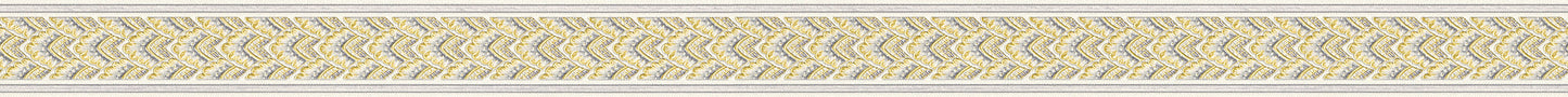 Only Borders 10 Dekobordüre selbstklebend Gold Silber 5,00 m x 0,04 m
