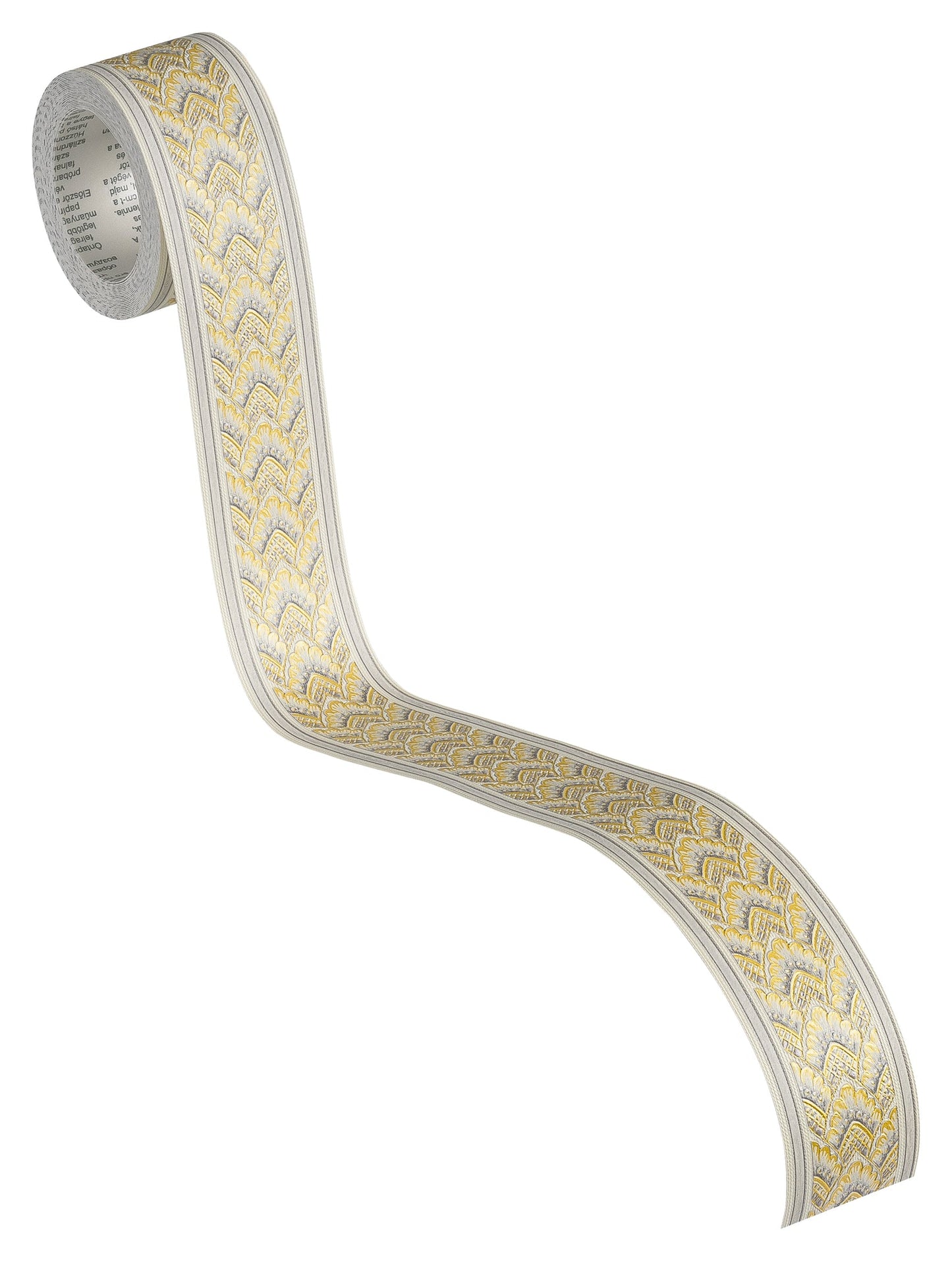 Only Borders 10 Dekobordüre selbstklebend Gold Silber 5,00 m x 0,04 m
