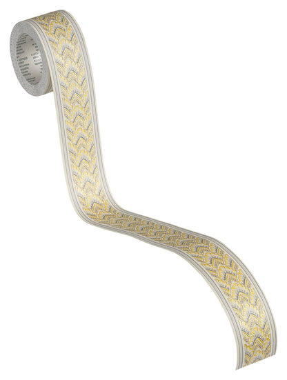 Only Borders 10 Dekobordüre selbstklebend Gold Silber 5,00 m x 0,04 m