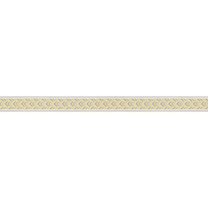 Only Borders 10 Dekobordüre selbstklebend Gold Silber 5,00 m x 0,04 m