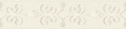 Only Borders 10 Dekobordüre selbstklebend Silber Creme 5,00 m x 0,15 m