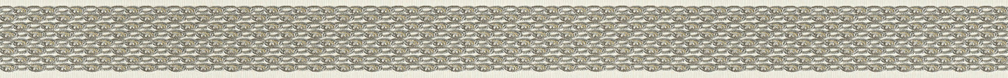 Only Borders 10 Dekobordüre selbstklebend Silber Beige 5,00 m x 0,05m