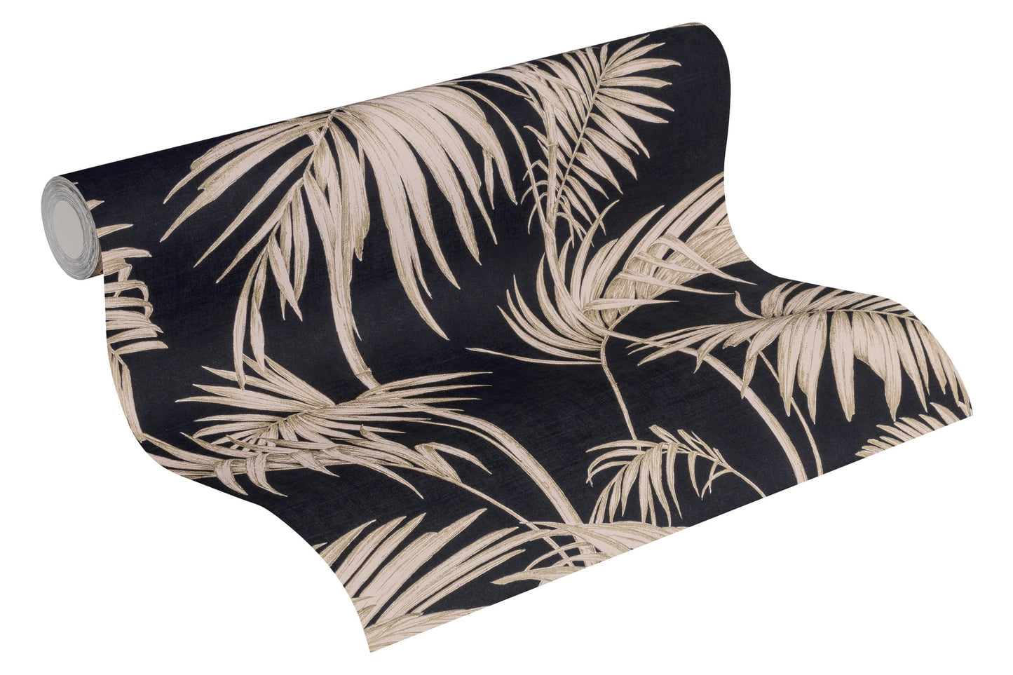 Livingwalls Lola Paris Vinyl-Vliestapete Schwarz Rosa Bronze 10,05 m x 0,53 m