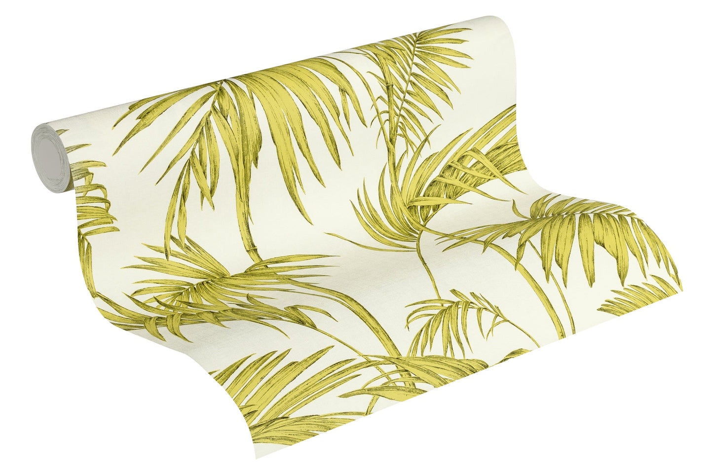 Livingwalls Lola Paris Vinyl-Vliestapete Grün Creme 10,05 m x 0,53 m