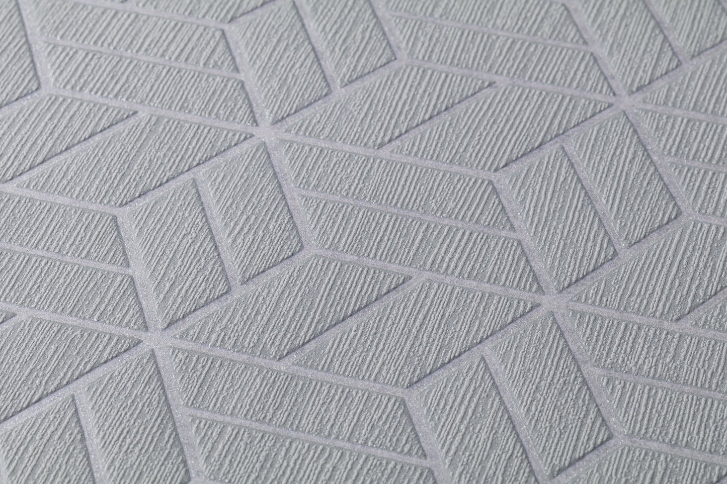 Livingwalls Lizzy London Schaum-Vliestapete Grau Silber 10,05 m x 0,53 m
