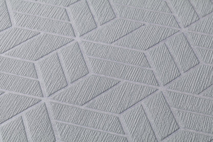 Livingwalls Lizzy London Schaum-Vliestapete Grau Silber 10,05 m x 0,53 m