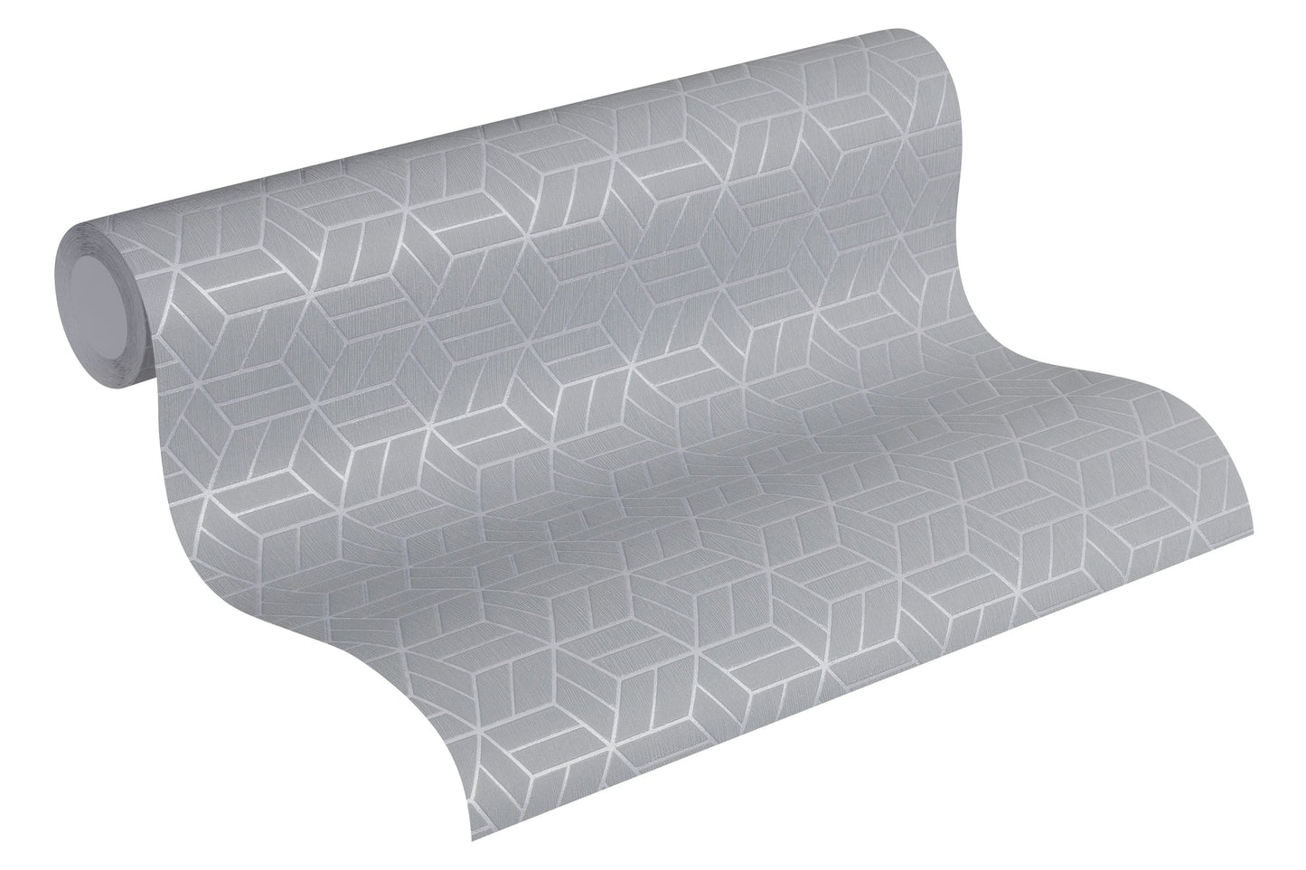 Livingwalls Lizzy London Schaum-Vliestapete Grau Silber 10,05 m x 0,53 m