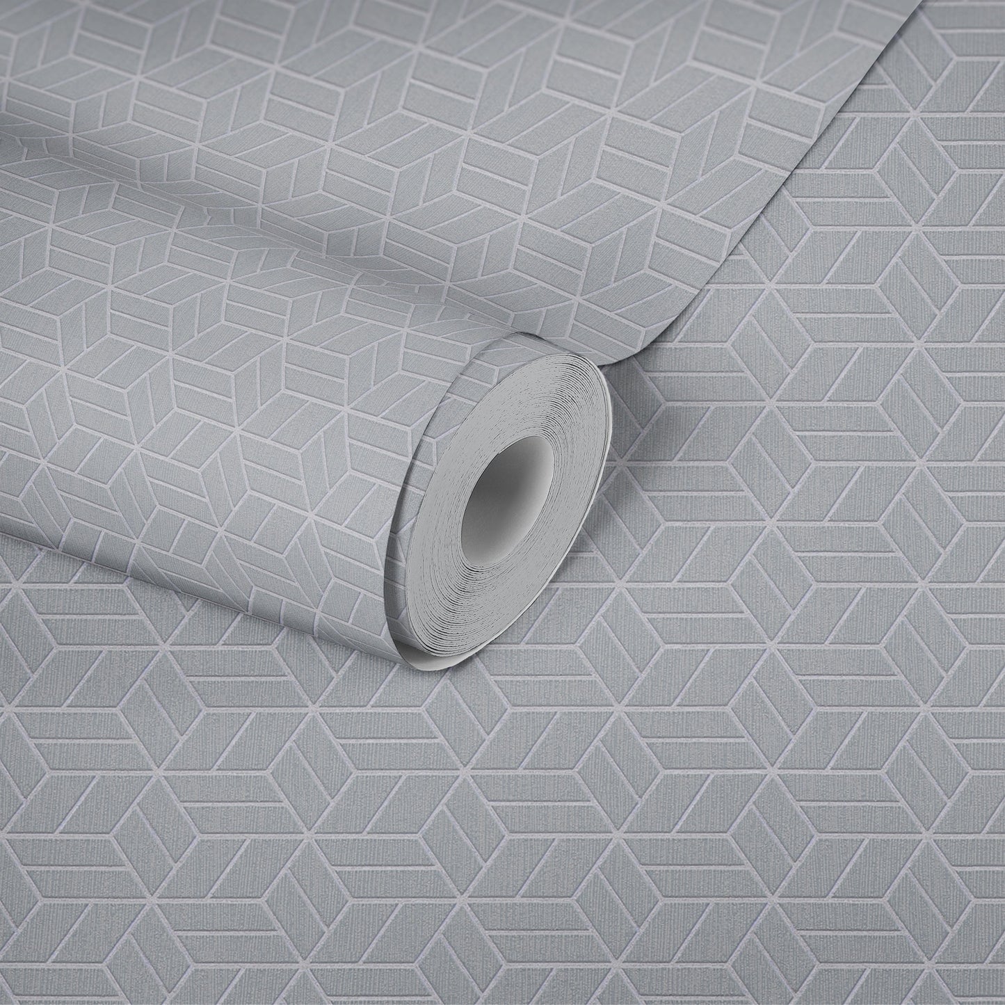 Livingwalls Lizzy London Schaum-Vliestapete Grau Silber 10,05 m x 0,53 m