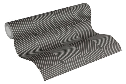 Livingwalls Nils olsson Copenhagen Vinyl-Vliestapete Grau Silber 10,05 m x 0,53 m