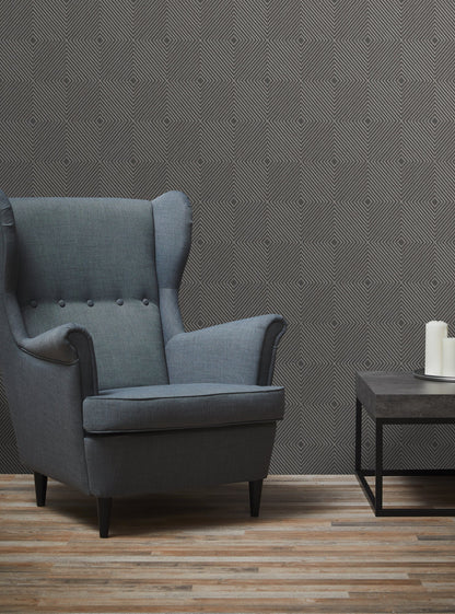 Livingwalls Nils olsson Copenhagen Vinyl-Vliestapete Grau Silber 10,05 m x 0,53 m