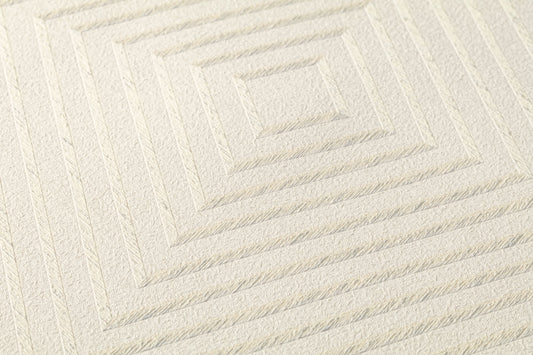 Livingwalls Nils olsson Copenhagen Vinyl-Vliestapete Creme Metallic 10,05 m x 0,53 m