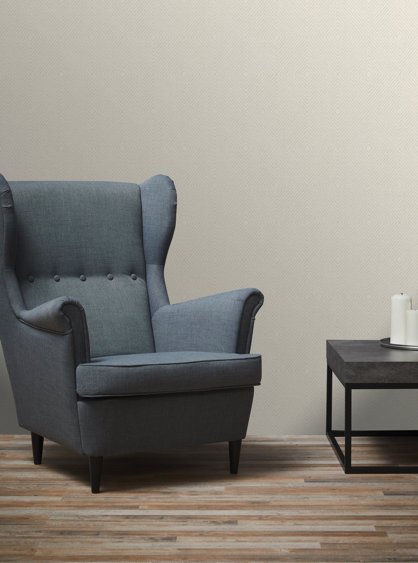 Livingwalls Nils olsson Copenhagen Vinyl-Vliestapete Creme Metallic 10,05 m x 0,53 m