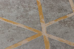 Livingwalls Francesca Milano Vinyl-Vliestapete Grau Gold 10,05 m x 0,53 m