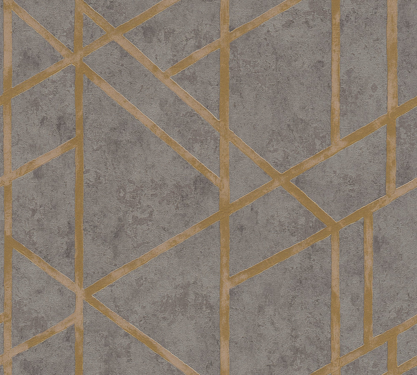 Livingwalls Francesca Milano Vinyl-Vliestapete Grau Gold 10,05 m x 0,53 m