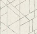 Livingwalls Francesca Milano Vinyl-Vliestapete Silber Weiß 10,05 m x 0,53 m