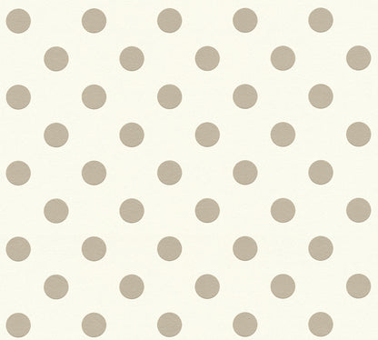 Boys und Girls 6 Schaum-Vliestapete Beige Rosa Weiß 10,05 m x 0,53 m
