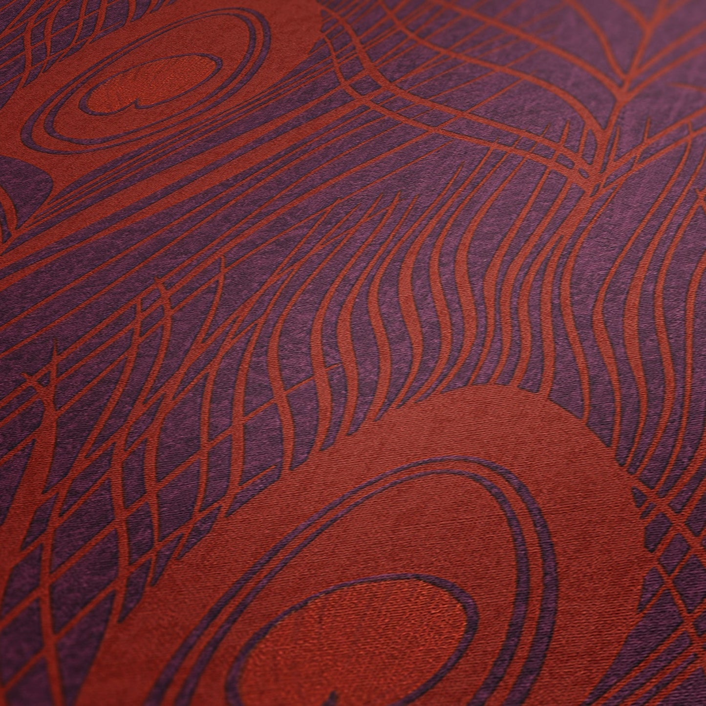 Architects Paper Absolutely Chic Design Vliestapete Rot Lila Gold 10,05 m x 0,53 m