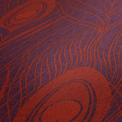 Architects Paper Absolutely Chic Design Vliestapete Rot Lila Gold 10,05 m x 0,53 m