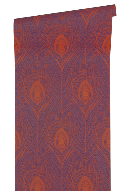 Architects Paper Absolutely Chic Design Vliestapete Rot Lila Gold 10,05 m x 0,53 m