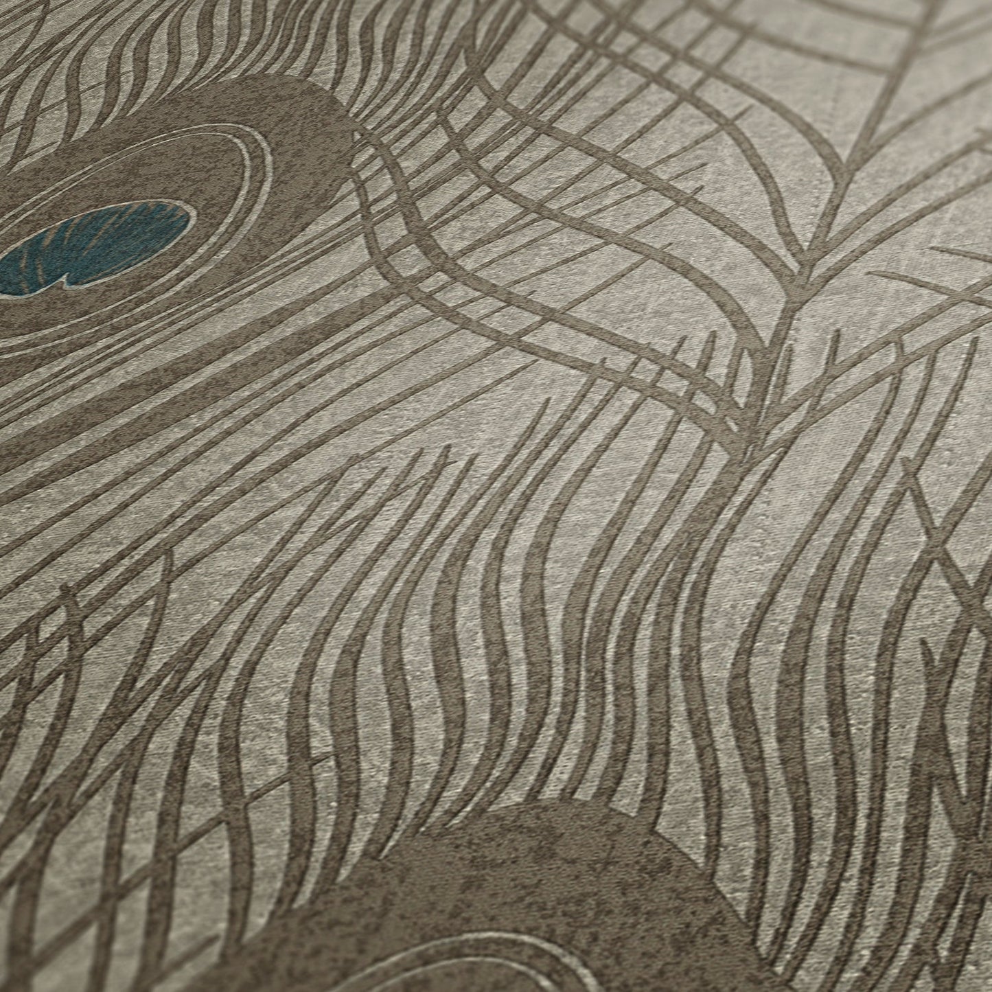Architects Paper Absolutely Chic Design Vliestapete Braun Grau Blau 10,05 m x 0,53 m