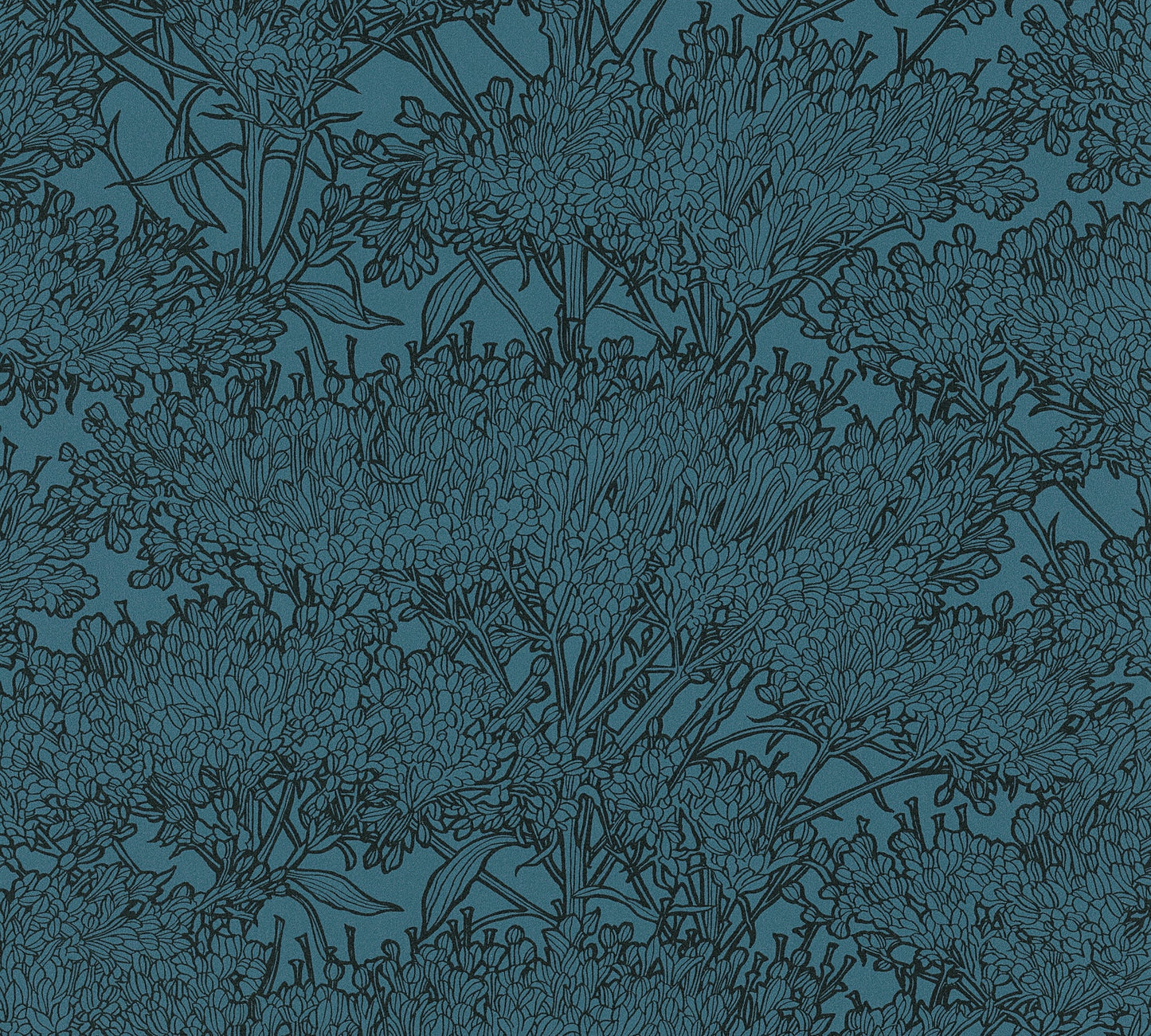 Architects Paper Absolutely Chic Design Vliestapete Blau Schwarz 10,05 m x 0,53 m