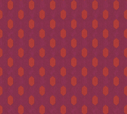 Architects Paper Absolutely Chic Design Vliestapete Lila Rot Orange 10,05 m x 0,53 m