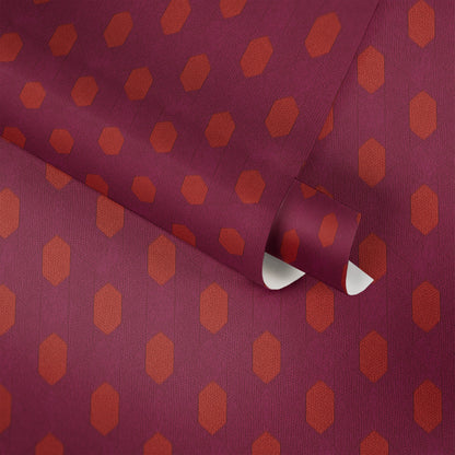 Architects Paper Absolutely Chic Design Vliestapete Lila Rot Orange 10,05 m x 0,53 m