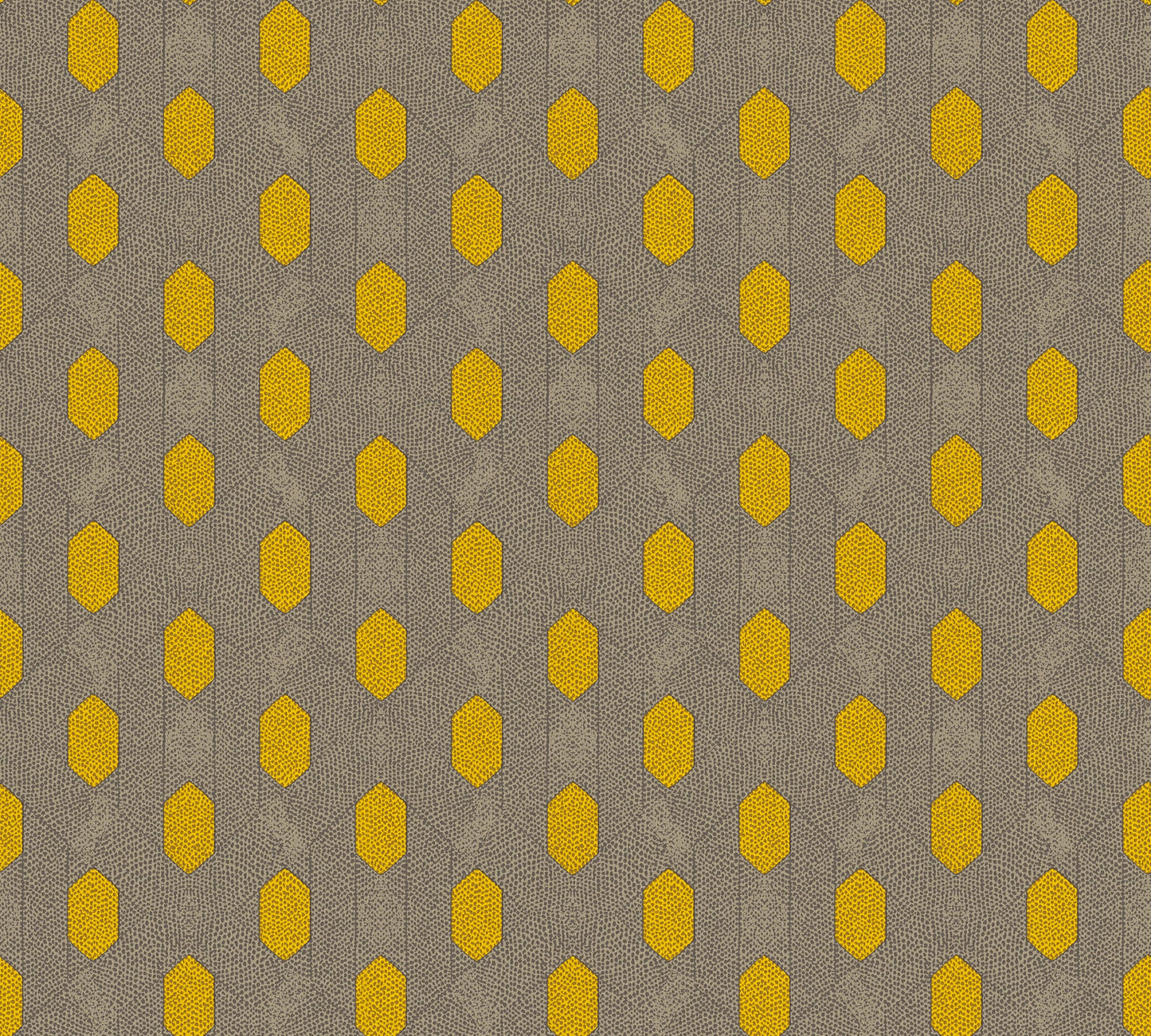Architects Paper Absolutely Chic Design Vliestapete Gelb Grau Braun 10,05 m x 0,53 m