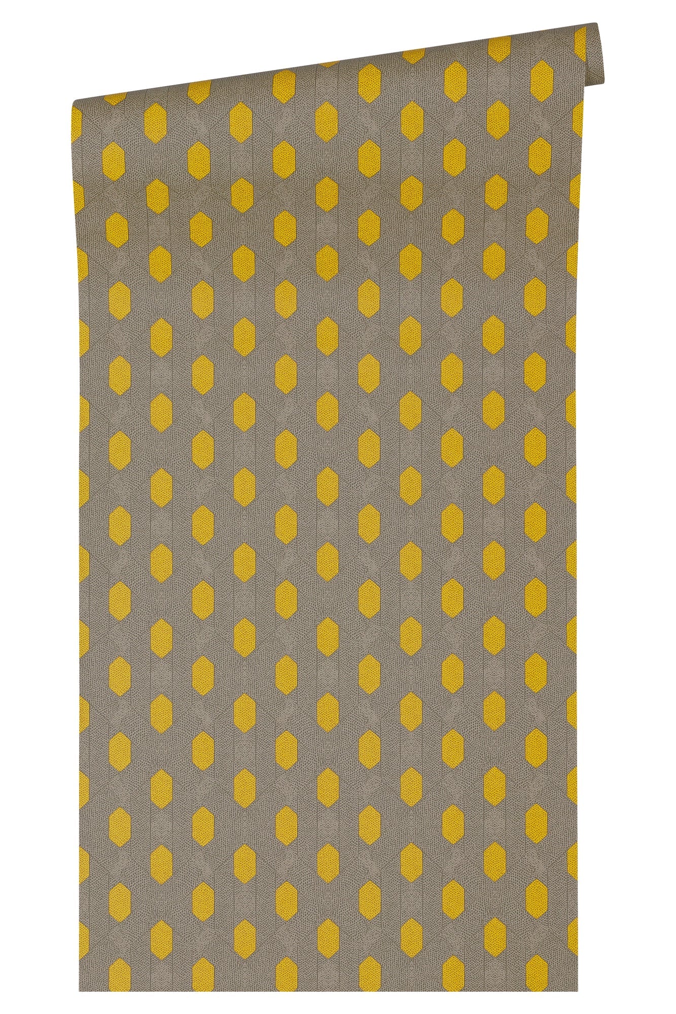 Architects Paper Absolutely Chic Design Vliestapete Gelb Grau Braun 10,05 m x 0,53 m