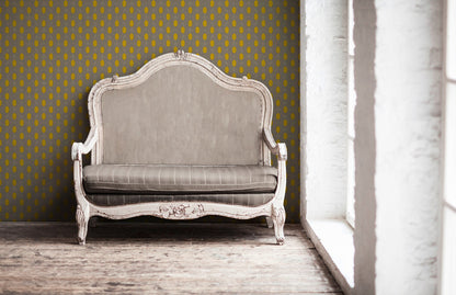 Architects Paper Absolutely Chic Design Vliestapete Gelb Grau Braun 10,05 m x 0,53 m