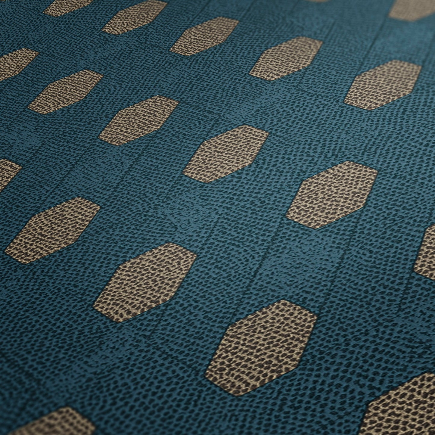Architects Paper Absolutely Chic Design Vliestapete Blau Braun Beige 10,05 m x 0,53 m