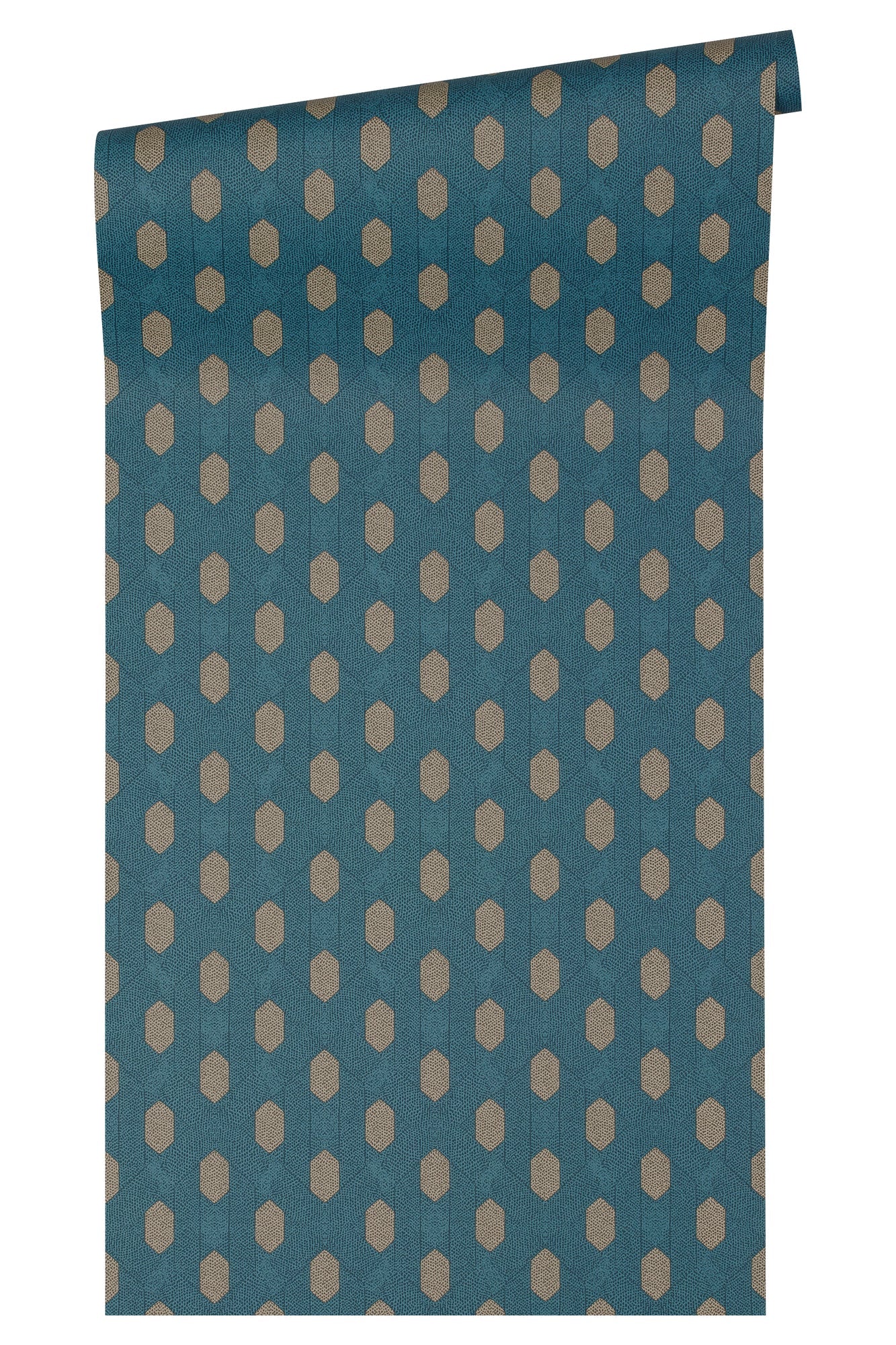 Architects Paper Absolutely Chic Design Vliestapete Blau Braun Beige 10,05 m x 0,53 m
