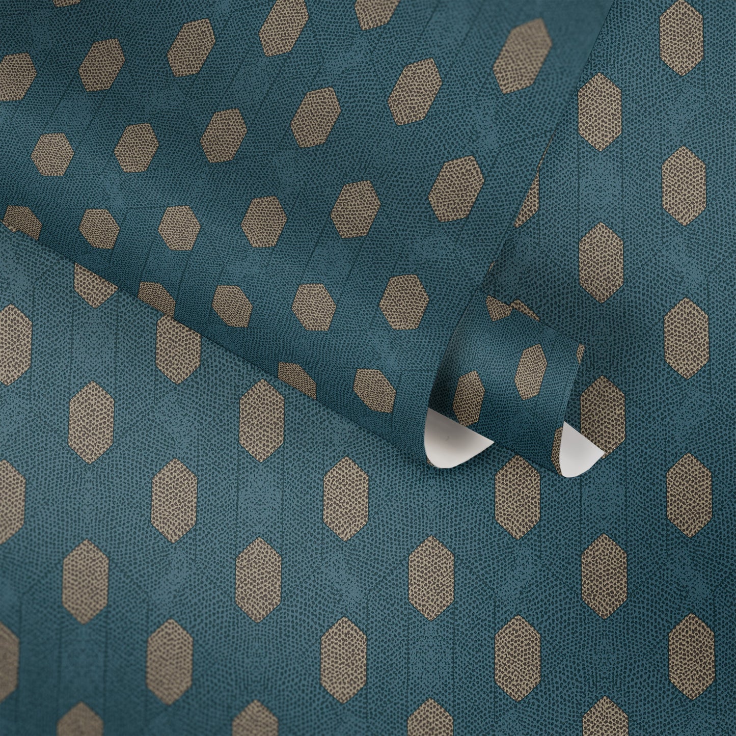 Architects Paper Absolutely Chic Design Vliestapete Blau Braun Beige 10,05 m x 0,53 m