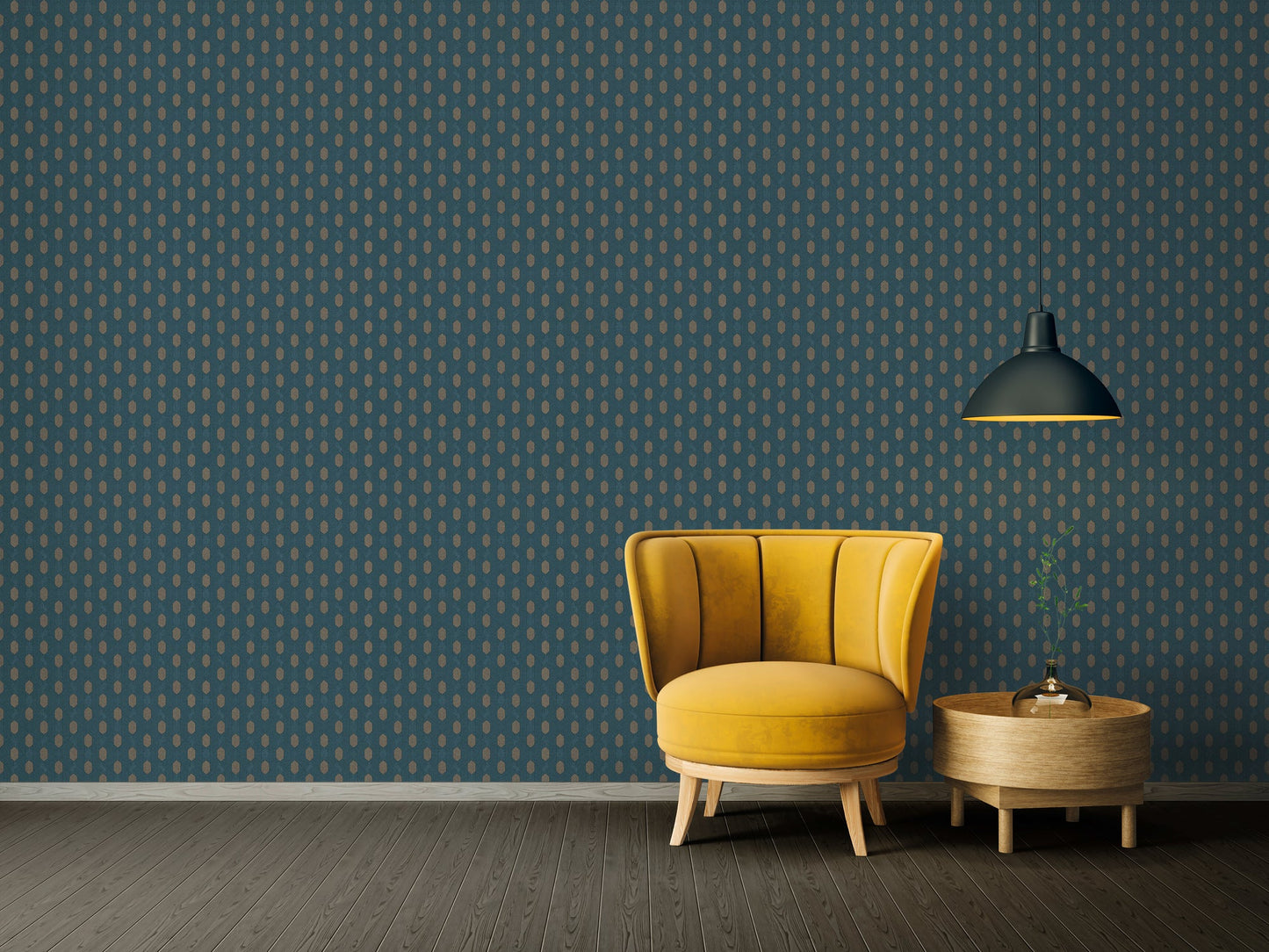 Architects Paper Absolutely Chic Design Vliestapete Blau Braun Beige 10,05 m x 0,53 m