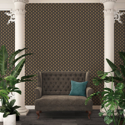 Architects Paper Absolutely Chic Design Vliestapete Schwarz Gold Braun 10,05 m x 0,53 m