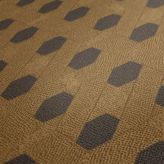 Architects Paper Absolutely Chic Design Vliestapete Gold Braun Schwarz 10,05 m x 0,53 m