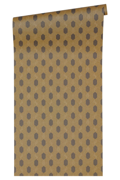 Architects Paper Absolutely Chic Design Vliestapete Gold Braun Schwarz 10,05 m x 0,53 m