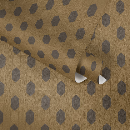Architects Paper Absolutely Chic Design Vliestapete Gold Braun Schwarz 10,05 m x 0,53 m