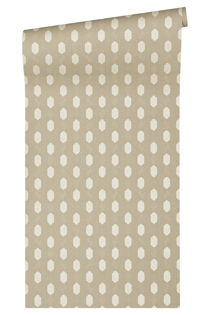Architects Paper Absolutely Chic Design Vliestapete Creme Gold Beige 10,05 m x 0,53 m