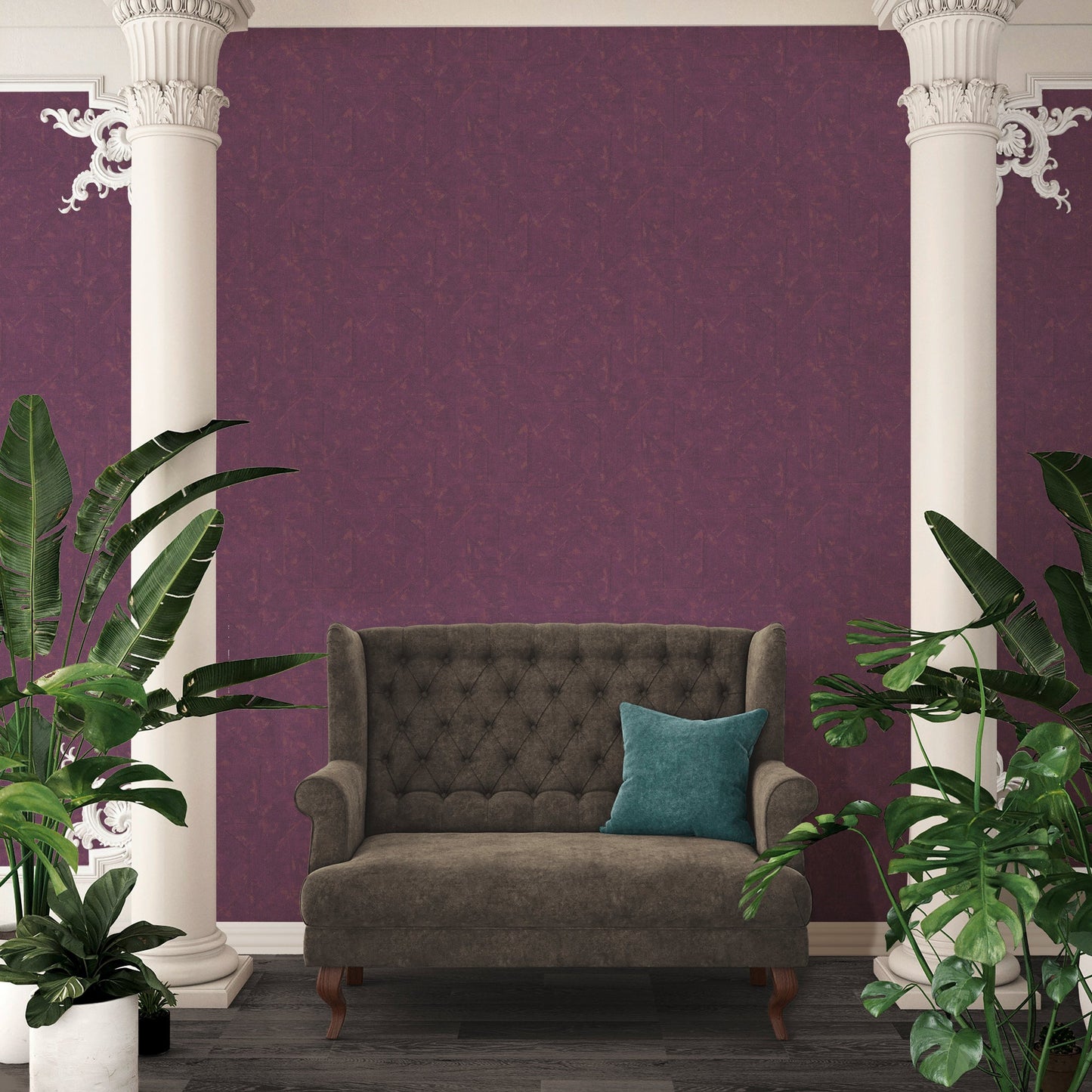 Architects Paper Absolutely Chic Vinyl-Vliestapete Lila 10,05 m x 0,53 m
