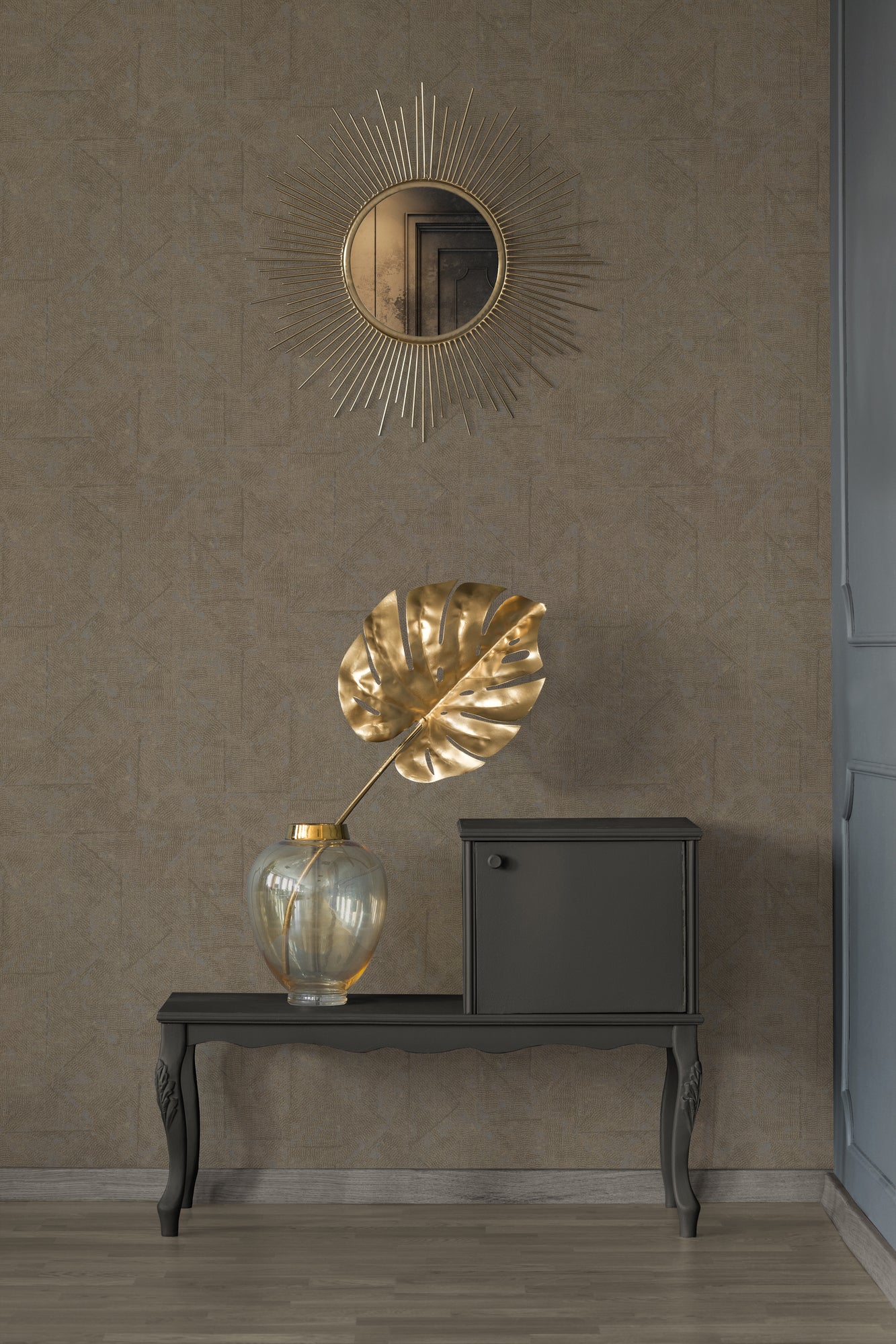 Architects Paper Absolutely Chic Vinyl-Vliestapete Braun Bronze Grau 10,05 m x 0,53 m